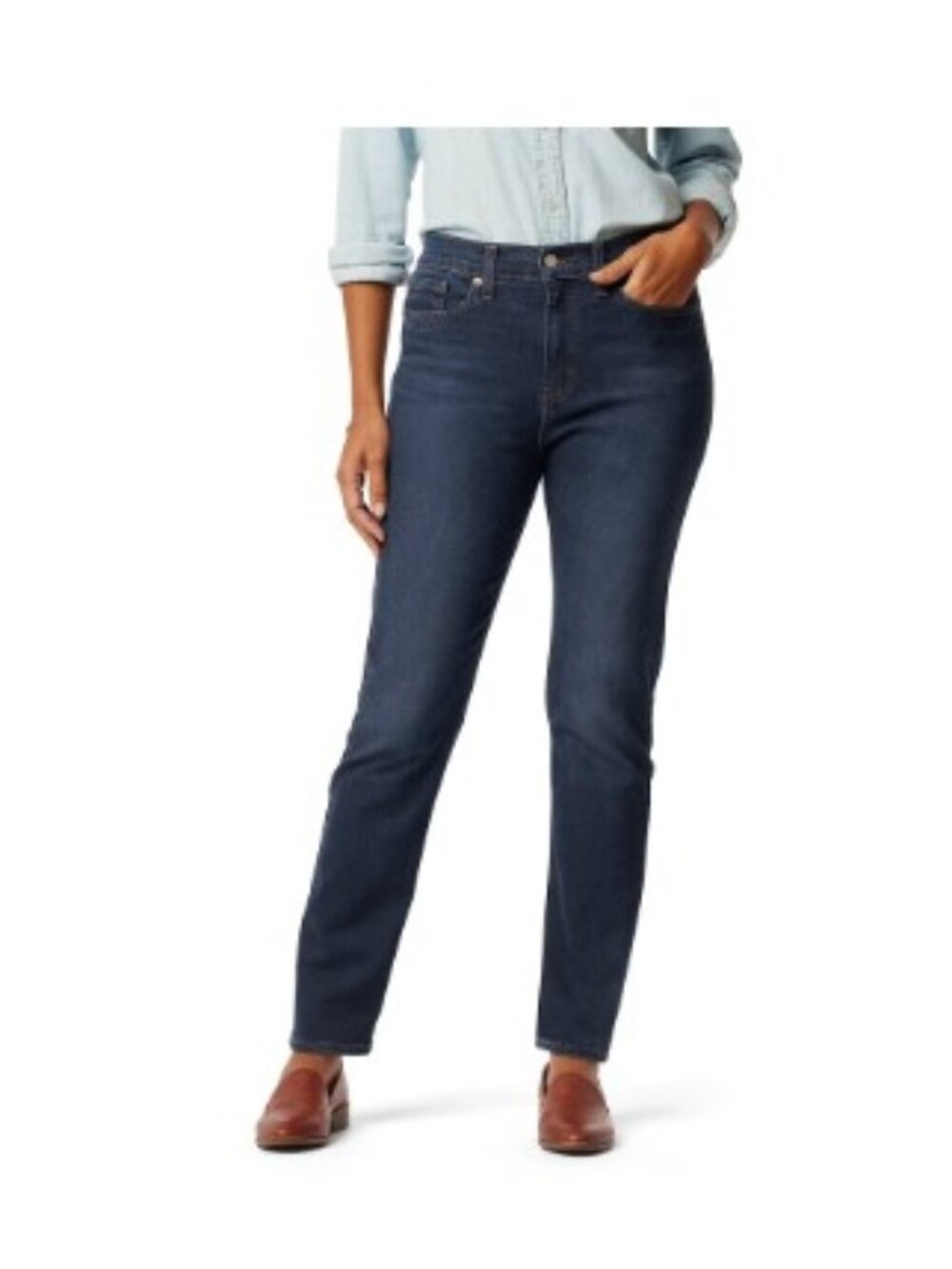 Levi Strauss Signature Women's Heritage Original Slim Jeans Size 8 W29
